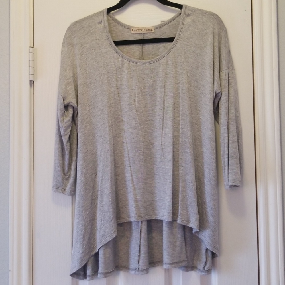 Pretty Rebel gray shirt size L
